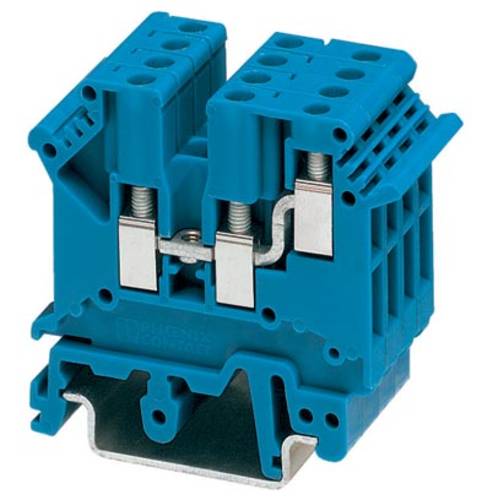 Phoenix Contact UK 3-TWIN BU 3002416 Durchgangsreihenklemme Polzahl (num): 3 0.2mm² 2.5mm² Blau 50 von Phoenix Contact