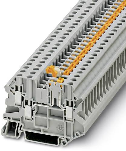 Phoenix Contact UT 4-TWIN-MT 3046003 Durchgangsreihenklemme Polzahl (num): 3 0.14mm² 6mm² Grau 50St. von Phoenix Contact