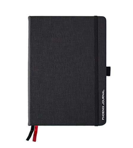 Phoenix Planner – Executive: Tages-Zielplaner, Organizer und Kalender für Zielsetzung, Dankbarkeit, unverdatiert, Hardcover, 2022, Schwarz, Monatskalender, Personal-Organizer, Planner von Phoenix Planner
