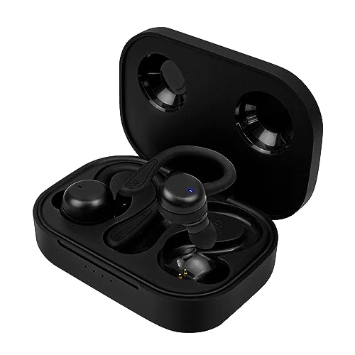 Phoenix Spartan Bluetooth-Sport-Kopfhörer, austauschbares Silikonzubehör, Ladehülle, BT 5.3, Freisprecheinrichtung, Touch-Steuerung von Phoenix Technologies