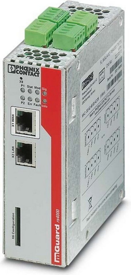 Phoenix Phoenix Contact Router FL MGUARD RS2000TXTX Netzwerk-Patch-Panel von Phoenix