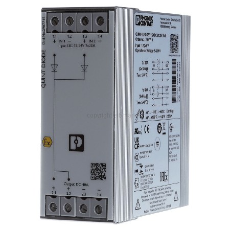 QUINT4-DIO12-24DC/2X  - Dioden-Modul 12-24VDC/2x20A/1x40A QUINT4-DIO12-24DC/2X von Phoenix