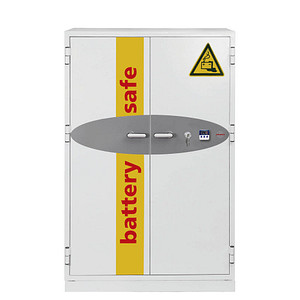 phoenix Akku-Tresor Battery Commander mit Feuerschutz signalweiß 112,5 x 65,0 x 168,5 cm phoenix Akku-Tresor Battery Commander mit Feuerschutz signalweiß 112,5 x 65,0 x 168,5 cm von Phoenix