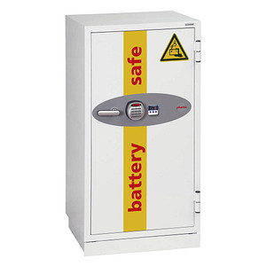phoenix Akku-Tresor Battery Commander mit Feuerschutz signalweiß 69,0 x 65,0 x 116,0 cm phoenix Akku-Tresor Battery Commander mit Feuerschutz signalweiß 69,0 x 65,0 x 116,0 cm von Phoenix
