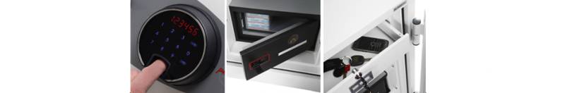 phoenix Datenschutz-Tresor DATACOMBI DS2502F, signalweiß von Phoenix