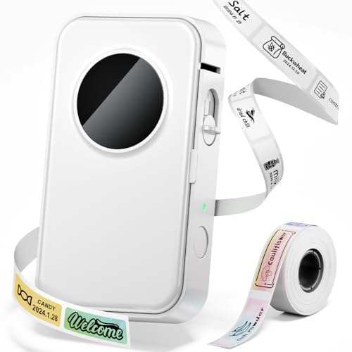 Phomemo Etikettendrucker, D35 Bluetooth Selbstklebendes Etikettiergerät Tragbarer Beschriftungsgerät Selbstklebend Labeldrucker, Kabelloser, Mini Label Printer Für Zuhause, Büro, Schule Phomemo Etikettendrucker, D35 Bluetooth Selbstklebendes Etikettiergerät Tragbarer Beschriftungsgerät Selbstklebend Labeldrucker, Kabelloser, Mini Label Printer Für Zuhause, Büro, Schule von Phomemo