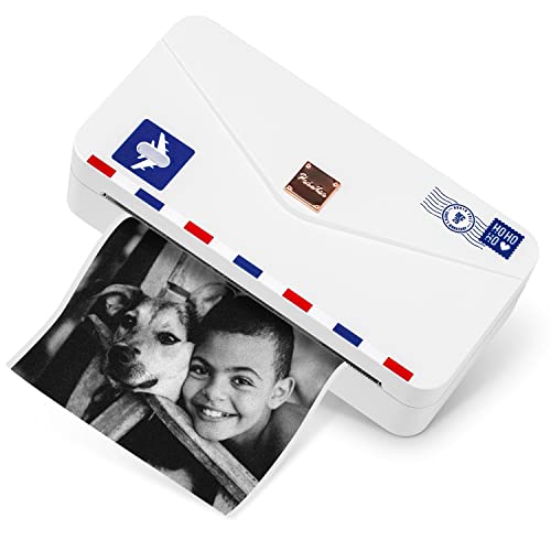 Phomemo M04AS 110mm Mini Drucker - Taschendrucker 300DPI Tragbarer Thermodrucker für Handy Bluetooth, 15/53/80/110mm Druckbreite, Kompatibel mit iOS & Android, für Dokumente, Porto, Etiketten (Weiß) Phomemo M04AS 110mm Mini Drucker - Taschendrucker 300DPI Tragbarer Thermodrucker für Handy Bluetooth, 15/53/80/110mm Druckbreite, Kompatibel mit iOS & Android, für Dokumente, Porto, Etiketten (Weiß) von Phomemo