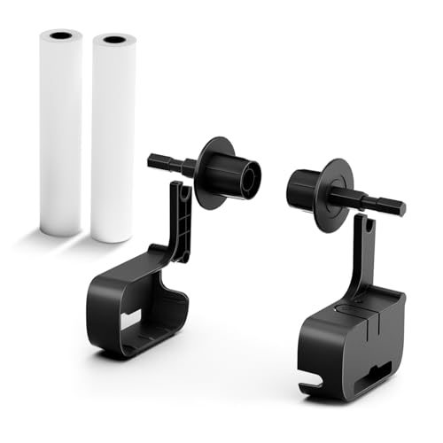 Phomemo M08F 2 Rollen Papier+Thermodruckerhalter, Tragbarer Ständer DesktopDrucker Zubehör, Nur Kompatibel mit M08F Drucker (Nur Halter + 2 Rollen Papier, 50 Blatt/1 Rolle) von Phomemo