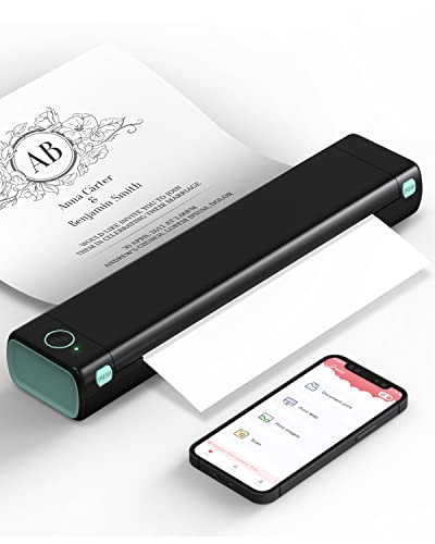 Phomemo M08F Mobiler Drucker A4 für Unterwegs Bluetooth Kleiner Thermodrucker - Portable Printer Kompatibel mit Android und iOS, Unterstützt A4 Thermopapier Phomemo M08F Mobiler Drucker A4 für Unterwegs Bluetooth Kleiner Thermodrucker - Portable Printer Kompatibel mit Android und iOS, Unterstützt A4 Thermopapier von Phomemo