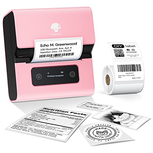 Phomemo M221 Etikettendrucker, Etikettiergerät Selbstklebend, Tragbarer Beschriftungsgerät Label Drucker Kompatibel with iOS & Android Smartphone, Pink Phomemo M221 Etikettendrucker, Etikettiergerät Selbstklebend, Tragbarer Beschriftungsgerät Label Drucker Kompatibel with iOS & Android Smartphone, Pink von Phomemo