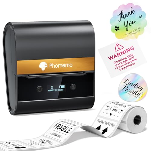Phomemo M260 Etikettendrucker, Bluetooth Etikettendrucker Selbstklebend Thermo Beschriftungsgerät Tragbarer Label Printer für Barcode, Einzelhandel, Büro, Kompatibel mit Telefonen und PC - Schwarz Phomemo M260 Etikettendrucker, Bluetooth Etikettendrucker Selbstklebend Thermo Beschriftungsgerät Tragbarer Label Printer für Barcode, Einzelhandel, Büro, Kompatibel mit Telefonen und PC - Schwarz von Phomemo