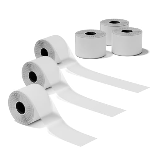 Phomemo Transparent Papier Kompatibel mit M02Pro,M02S,M03AS,M04AS Mini Thermodrucker,Transparent Etiketten(15mm*3.5m, 6 Rollen) von Phomemo