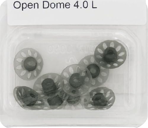 Phonak, Unitron & Hansaton 4.0 Dome Open - Hörgeräte Schirmchen (10 Stück) (L - Ø 10mm) von Phonak