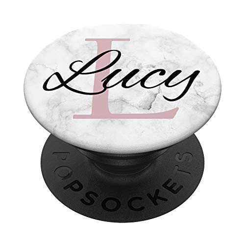 Lucy Rose Glamour Monogramm Buchstabe L Mädchen Pink PopSockets mit austauschbarem PopGrip Lucy Rose Glamour Monogramm Buchstabe L Mädchen Pink PopSockets mit austauschbarem PopGrip von Phone 4 U Designs