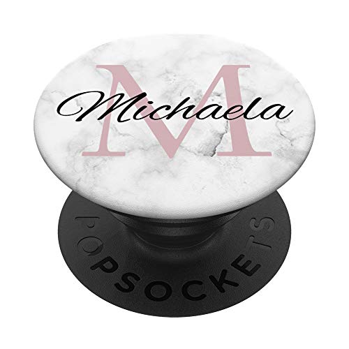 Michaela Rose Pink Monogramm Buchstabe M Mädchen PopSockets mit austauschbarem PopGrip Michaela Rose Pink Monogramm Buchstabe M Mädchen PopSockets mit austauschbarem PopGrip von Phone 4 U Designs
