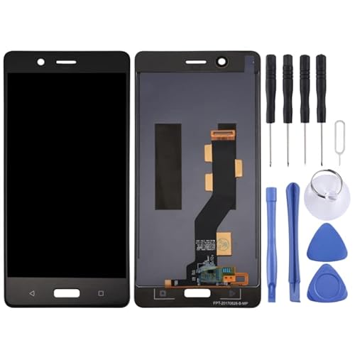 Handy Touch LCD-Anzeige TFT LCD-Bildschirm für für Nokia 8 / N8 TA-1012 TA-1004 TA-1052 mit Digitalisierer Vollbaugruppe (schwarz) von Phone Accessories