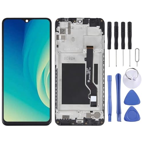 OEM LCD -Bildschirm für ZTE Blade A7S 2020 A7020 Digitizer Vollbaugruppe mit Rahmen (schwarz) von Phone Accessories