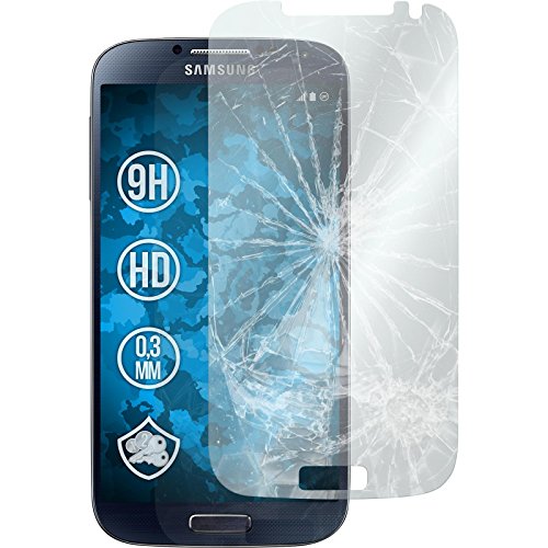 PhoneNatic 1 x Glas-Folie klar kompatibel mit Samsung Galaxy S4 - Schutzglas für Galaxy S4 von PhoneNatic