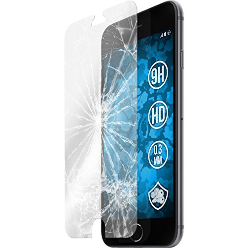 PhoneNatic 1er-Pack Glas-Folie klar kompatibel mit Apple iPhone 6s / 6 - Schutzglas für iPhone 6s / 6 von PhoneNatic