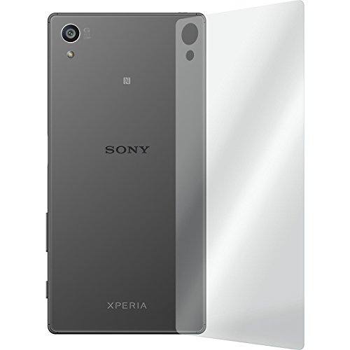 PhoneNatic 2 x Glas-Folie Rückseite klar kompatibel mit Sony Xperia Z5 - Schutzglas für Xperia Z5 von PhoneNatic