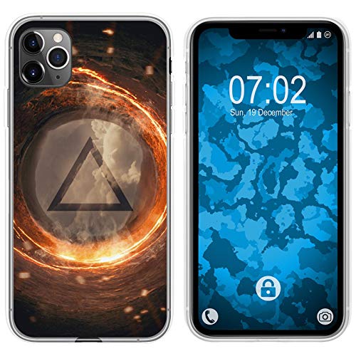 PhoneNatic Case kompatibel mit Apple iPhone 11 Pro Silikon-Hülle Element Feuer M3 von PhoneNatic