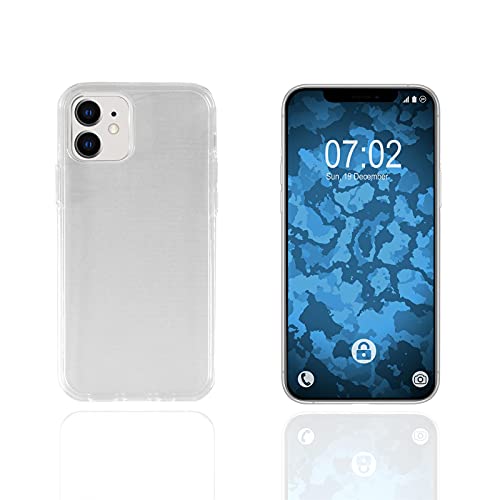 PhoneNatic Case kompatibel mit Apple iPhone 12 - Crystal Clear Silikon Hülle transparent Cover von PhoneNatic