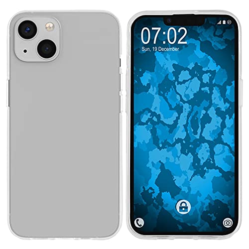 PhoneNatic Case kompatibel mit Apple iPhone 13 - Crystal Clear Silikon Hülle transparent Cover von PhoneNatic