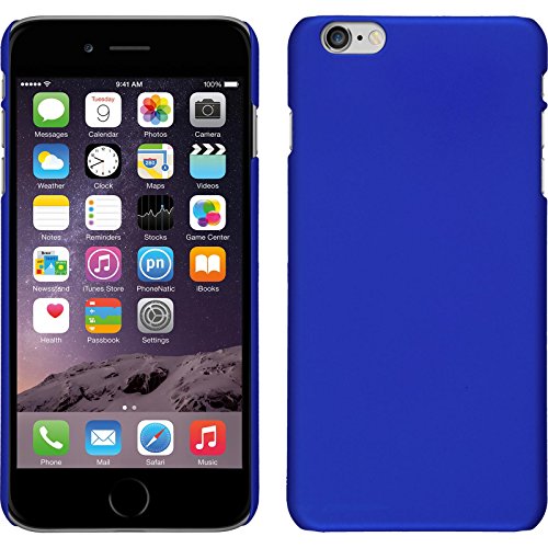 PhoneNatic Case kompatibel mit Apple iPhone 6 Plus / 6s Plus - Hülle blau gummiert Hard-case + 2 Schutzfolien PhoneNatic Case kompatibel mit Apple iPhone 6 Plus / 6s Plus - Hülle blau gummiert Hard-case + 2 Schutzfolien von PhoneNatic