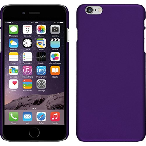 PhoneNatic Case kompatibel mit Apple iPhone 6 Plus / 6s Plus - Hülle lila gummiert Hard-case + 2 Schutzfolien PhoneNatic Case kompatibel mit Apple iPhone 6 Plus / 6s Plus - Hülle lila gummiert Hard-case + 2 Schutzfolien von PhoneNatic