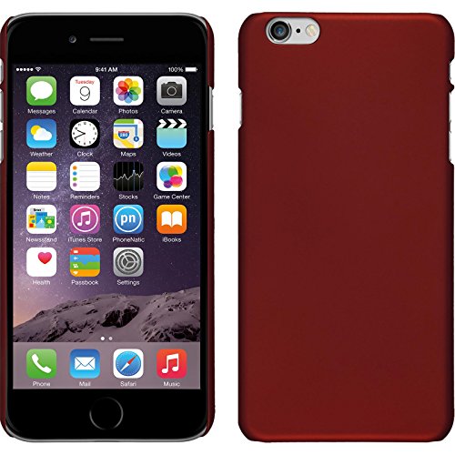 PhoneNatic Case kompatibel mit Apple iPhone 6 Plus / 6s Plus - Hülle rot gummiert Hard-case + 2 Schutzfolien PhoneNatic Case kompatibel mit Apple iPhone 6 Plus / 6s Plus - Hülle rot gummiert Hard-case + 2 Schutzfolien von PhoneNatic