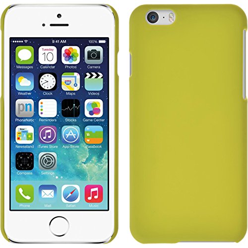PhoneNatic Case kompatibel mit Apple iPhone 6s / 6 - Hülle gelb gummiert Hard-case + 2 Schutzfolien PhoneNatic Case kompatibel mit Apple iPhone 6s / 6 - Hülle gelb gummiert Hard-case + 2 Schutzfolien von PhoneNatic