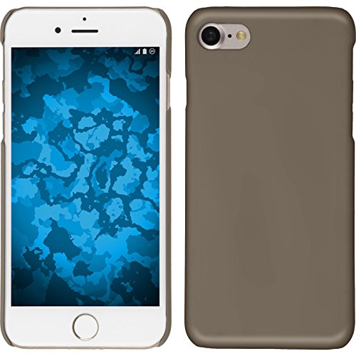 PhoneNatic Case kompatibel mit Apple iPhone 7/8 / SE 2020 - Hülle Gold gummiert Hard-case + 2 Schutzfolien von PhoneNatic