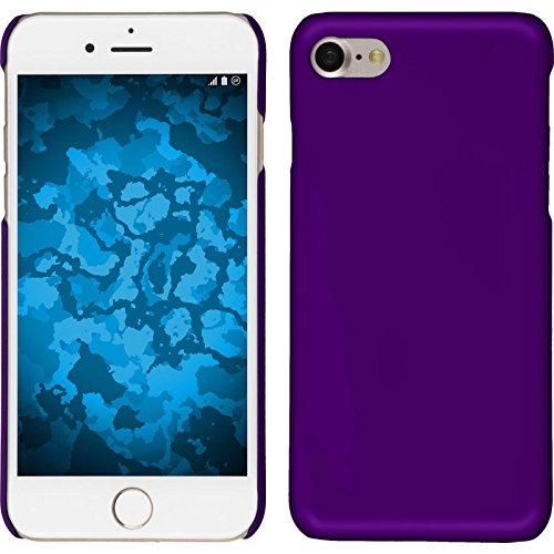 PhoneNatic Case kompatibel mit Apple iPhone 7/8 / SE 2020 - Hülle lila gummiert Hard-case + 2 Schutzfolien PhoneNatic Case kompatibel mit Apple iPhone 7/8 / SE 2020 - Hülle lila gummiert Hard-case + 2 Schutzfolien von PhoneNatic