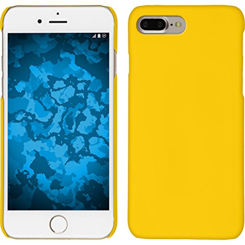 PhoneNatic Case kompatibel mit Apple iPhone 7 Plus / 8 Plus - Hülle gelb gummiert Hard-case + 2 Schutzfolien PhoneNatic Case kompatibel mit Apple iPhone 7 Plus / 8 Plus - Hülle gelb gummiert Hard-case + 2 Schutzfolien von PhoneNatic
