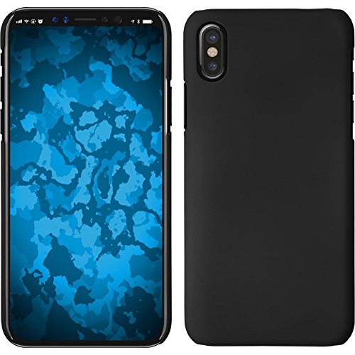 PhoneNatic Case kompatibel mit Apple iPhone X/XS - Hülle schwarz gummiert Hard-case Cover PhoneNatic Case kompatibel mit Apple iPhone X/XS - Hülle schwarz gummiert Hard-case Cover von PhoneNatic