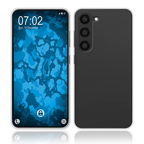 PhoneNatic Case kompatibel mit Galaxy S23 Hülle Silikon Crystal Clear Cover von PhoneNatic