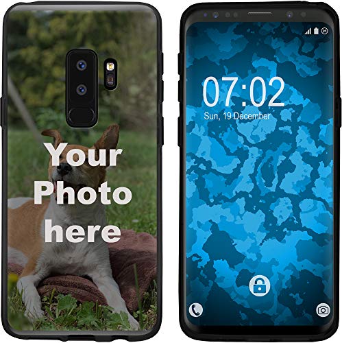 PhoneNatic Case kompatibel mit Galaxy S9 Plus Personalisierte Handyhülle schwarz zum selbst gestalten mit eigenem Foto PhoneNatic Case kompatibel mit Galaxy S9 Plus Personalisierte Handyhülle schwarz zum selbst gestalten mit eigenem Foto von PhoneNatic