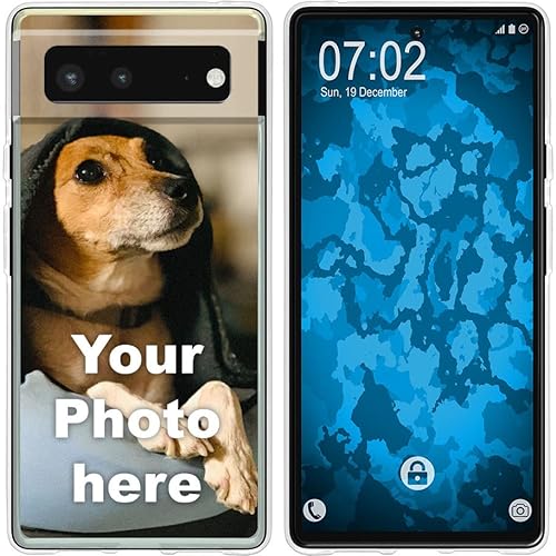PhoneNatic Case kompatibel mit Google Pixel 6 Pro Personalisierte Handyhülle Clear zum selbst gestalten mit eigenem Foto von PhoneNatic