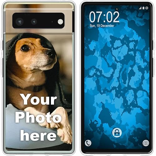PhoneNatic Case kompatibel mit Google Pixel 6 Pro Personalisierte Handyhülle Clear zum selbst gestalten mit eigenem Foto PhoneNatic Case kompatibel mit Google Pixel 6 Pro Personalisierte Handyhülle Clear zum selbst gestalten mit eigenem Foto von PhoneNatic