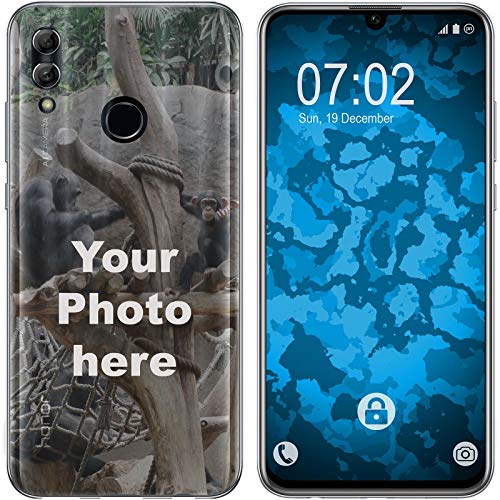 PhoneNatic Case kompatibel mit Honor 10 Lite Personalisierte Handyhülle Clear zum selbst gestalten mit eigenem Foto von PhoneNatic