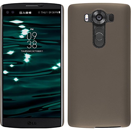 PhoneNatic Case kompatibel mit LG V10 - Hülle Gold gummiert Hard-case Cover von PhoneNatic
