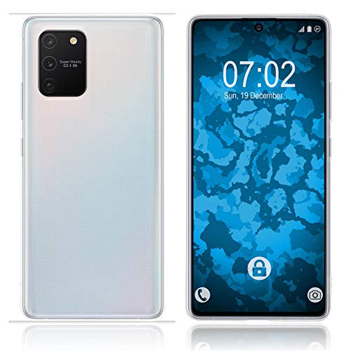 PhoneNatic Case kompatibel mit Samsung Galaxy S10 Lite - Crystal Clear Silikon Hülle Crystal-case Cover von PhoneNatic