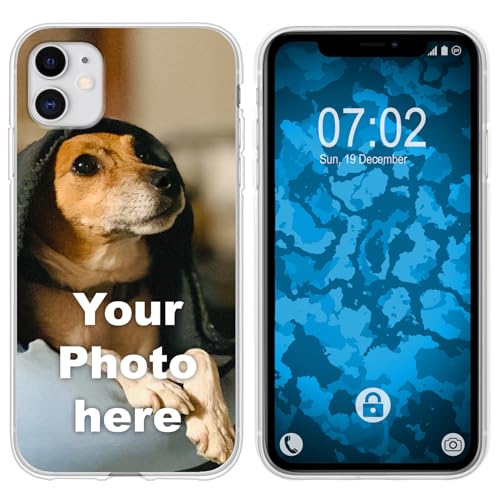 PhoneNatic Case kompatibel mit iPhone 11 Personalisierte Handyhülle Clear zum selbst gestalten mit eigenem Foto von PhoneNatic