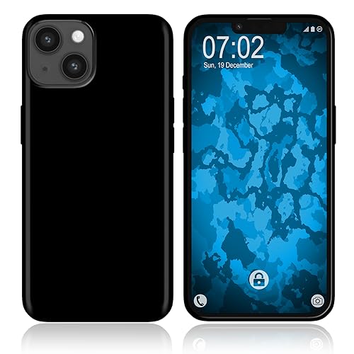 PhoneNatic Case kompatibel mit iPhone 15 Plus Silikon Hülle schwarz Cover von PhoneNatic