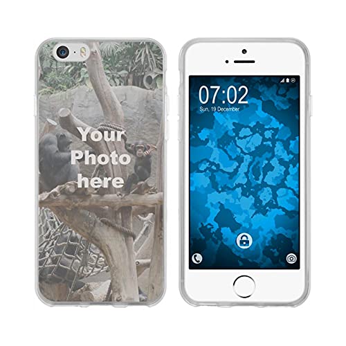 PhoneNatic Case kompatibel mit iPhone 6s / 6 Personalisierte Handyhülle Clear zum selbst gestalten mit eigenem Foto von PhoneNatic