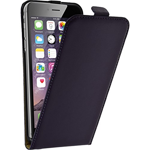 PhoneNatic Kunst-Lederhülle kompatibel mit Apple iPhone 6 Plus / 6s Plus - Flip-Case lila + 2 Schutzfolien PhoneNatic Kunst-Lederhülle kompatibel mit Apple iPhone 6 Plus / 6s Plus - Flip-Case lila + 2 Schutzfolien von PhoneNatic
