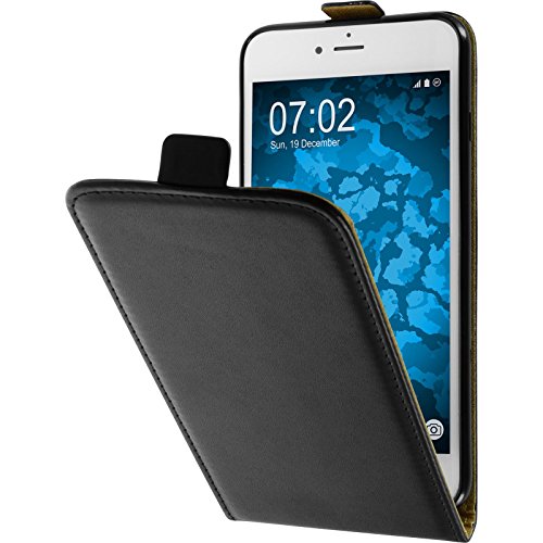 PhoneNatic Kunst-Lederhülle kompatibel mit Apple iPhone 7 Plus / 8 Plus - Flip-Case schwarz + 2 Schutzfolien PhoneNatic Kunst-Lederhülle kompatibel mit Apple iPhone 7 Plus / 8 Plus - Flip-Case schwarz + 2 Schutzfolien von PhoneNatic