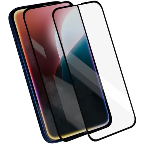PhonePoint 2x Premium iPhone 16 Plus Crystal Clear Displayschutz | 9H Gehärtetes Glas | ultradünne 0,33mm | Vollverklebung | Panzerglas Schutzfolie von PhonePoint