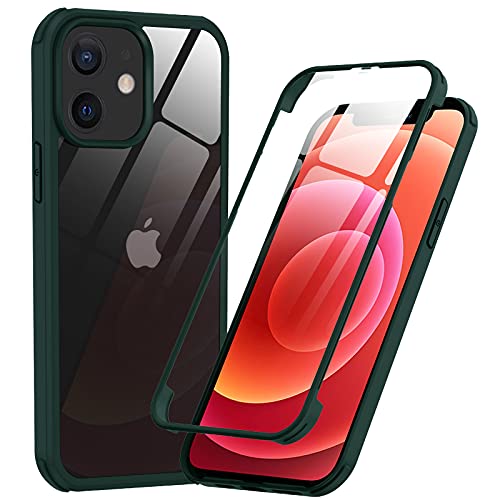 Phoneaura FÜR iPhone 11 6.1 360 Grad Schutzhülle Vorne und Hinten Handyhülle Ganzkörper Apple Case mit Zwei Panzerfolien für Displayschutz, Kameraschutz, Komplettschutz (Deutsches Design) von Phoneaura