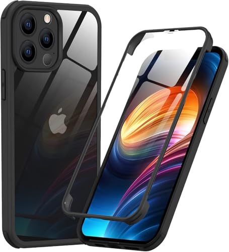 Phoneaura FÜR iPhone 11 PRO MAX 360 Grad Schutzhülle, 11 Pro max Handyhülle Ganzkörper Case mit Zwei Panzerfolien Displayschutz, Kameraschutz Komplettschutz (Deutsches Design) von Phoneaura